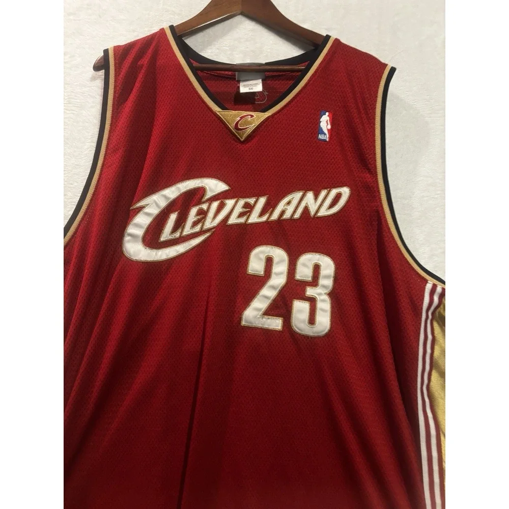 Lebron‎ James Cleveland Cavaliers Jersey #23 Size 56 RARE Reebok Logo